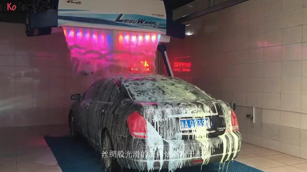 Leisuwash Robotic Car Wash System OverGlow Hi-Gloss Application System