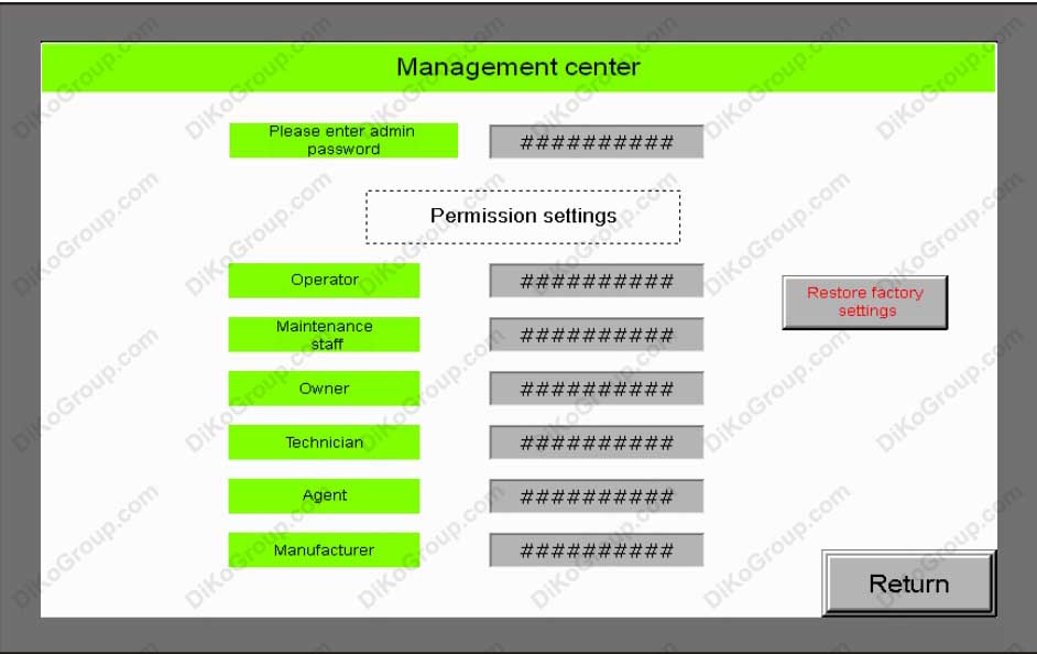 Leisuwash Operation Panel 002