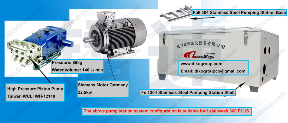 leisuwash 360 high pressure water pump system