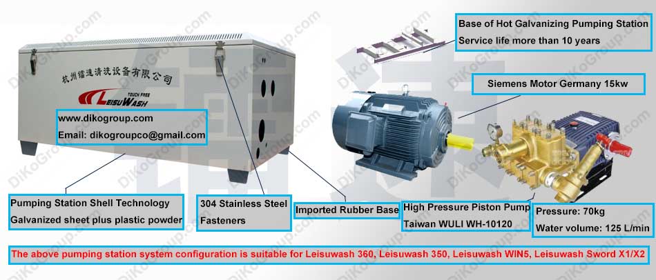 leisuwash 360 water pump system