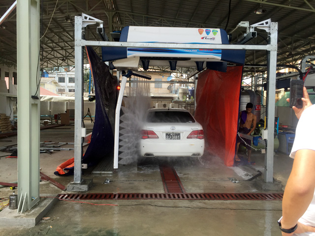 leisuwash car wash in Myanmar