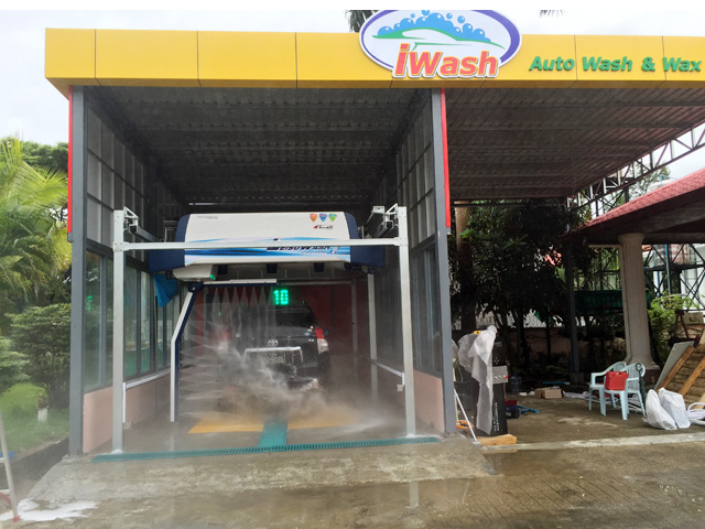 Leisuwash 360 car wash in Myanmar
