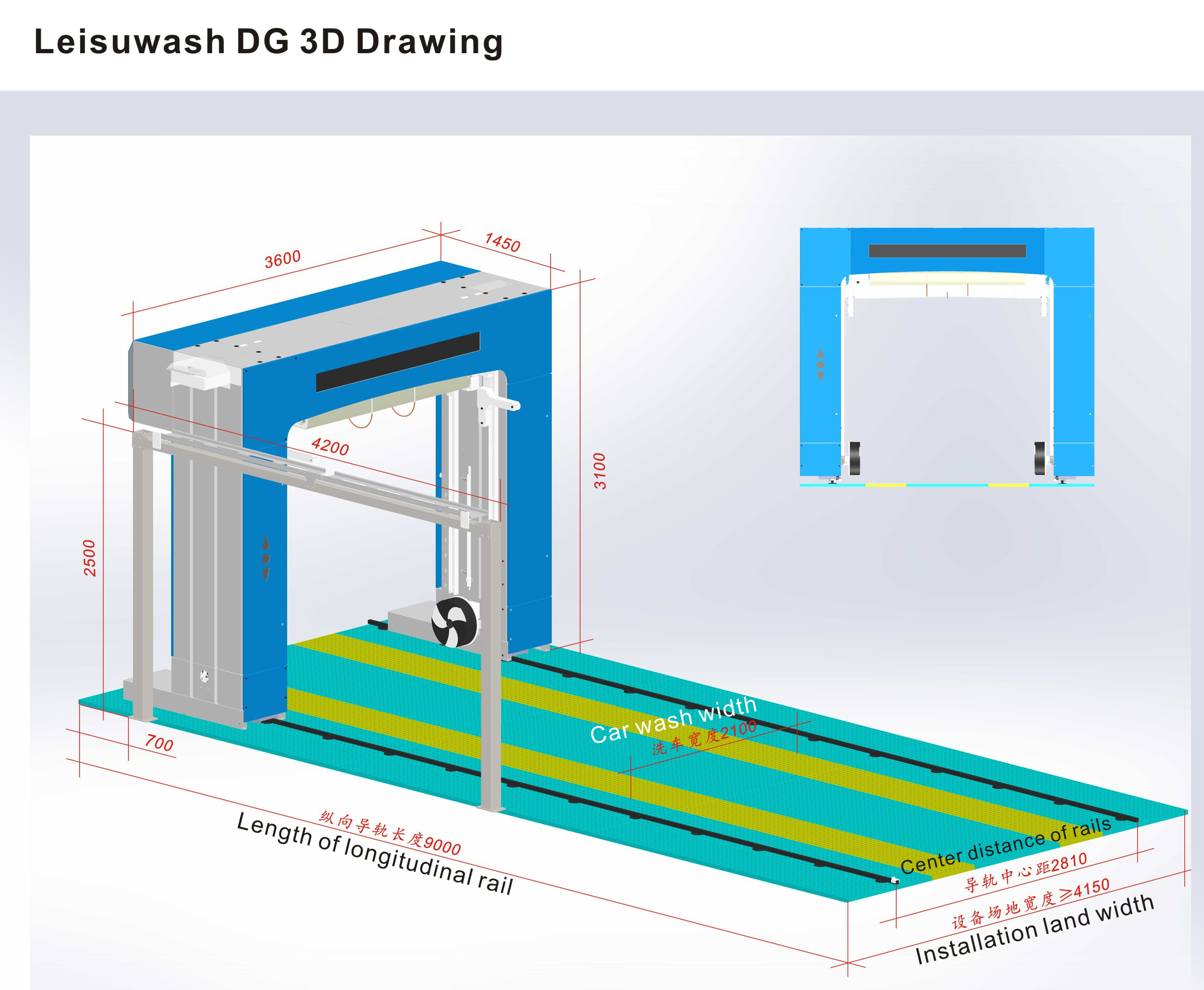 Leisuwash DG 3D Drawing